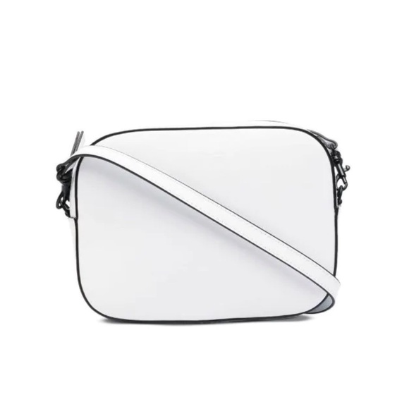 NWT Nina Ricci logo-debossed leather camera bag in white - Picture 1 of 5